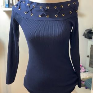 Michael Kors cold shoulder top
